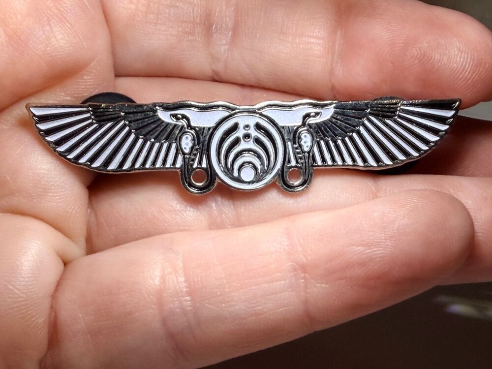 DirtySquirtz Pin Press Bassnectar Bass Drop Winged Enamel Hat Pin #134 EDM